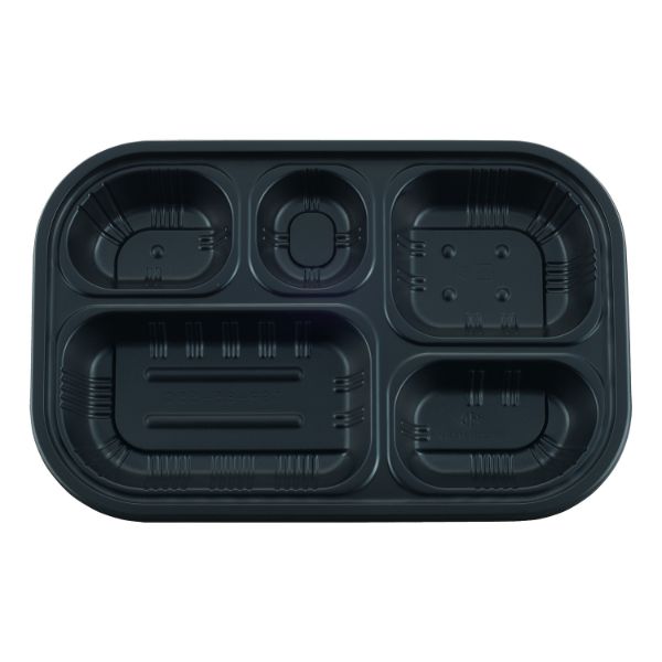 (800枚) 弁当容器 TSR-85-55C 黒 本体 タカギ産業 00323605の通販は