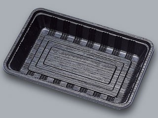 まとめ買い 使い捨て弁当容器 LC新 LC-508黒 福助工業 800枚(50枚×16)の通販は