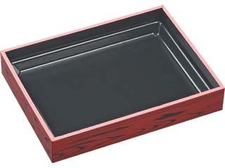 (135枚) 弁当容器 WPS-角251-190 本体 赤焼板目黒 エフピコ 00354612の通販は