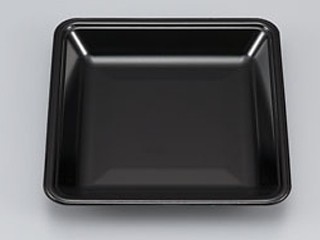 (1200枚) 発泡トレー 新LL20-30黒 シーピー化成 00365951
