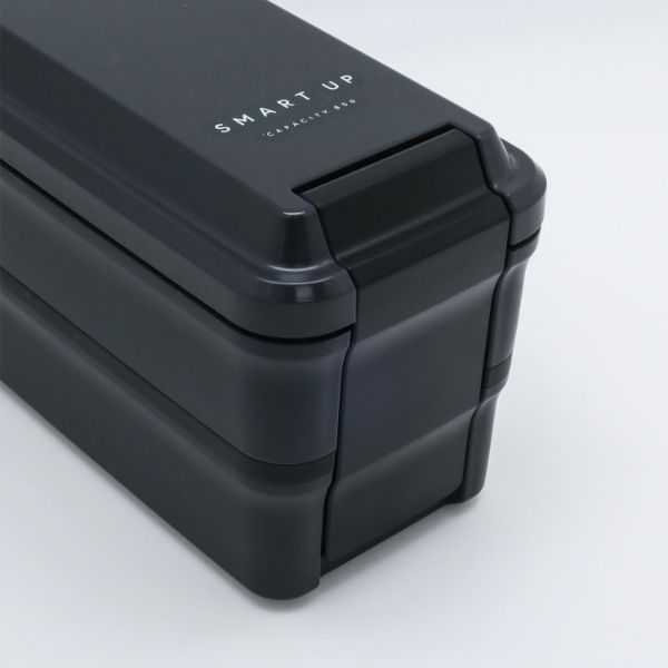 (30枚) 弁当容器 SMART UP ランチボックス二段保冷ケース付 BLW-38HE 00416976の通販は