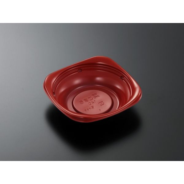 中央化学 惣菜容器 CT菜こまち 140 赤-BK 身  900枚(50枚×18)