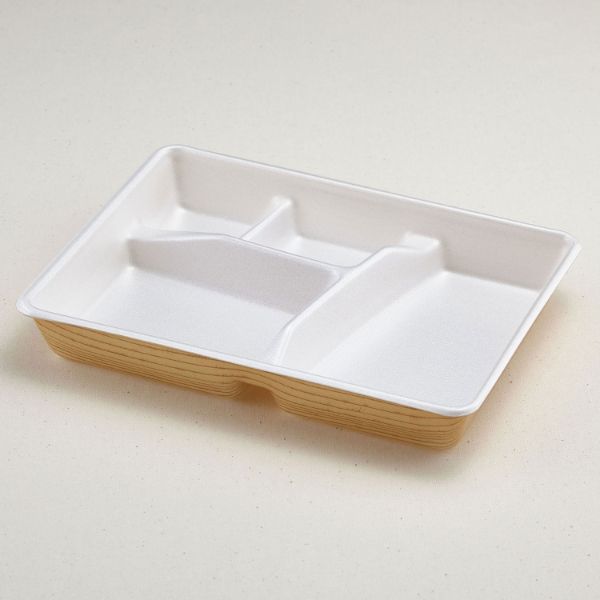 (300枚) 弁当容器 F-7(本体)もくめ 青葉紙業 00429116