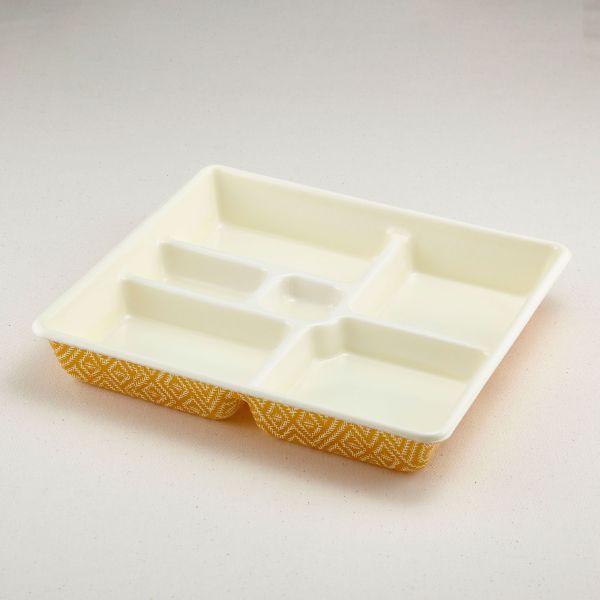 (200枚) 弁当容器 会席膳 中(本体)こがね 青葉紙業 00430687の通販は