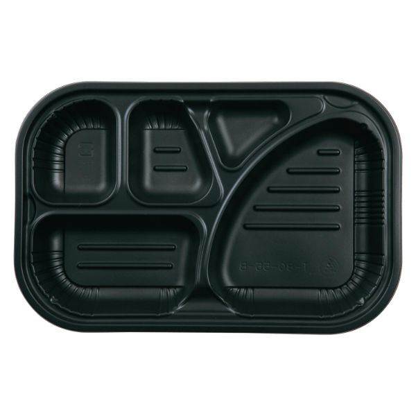 (800枚) 弁当容器 T-80-55-B 本体 黒 アヅミ産業 00431464の通販は