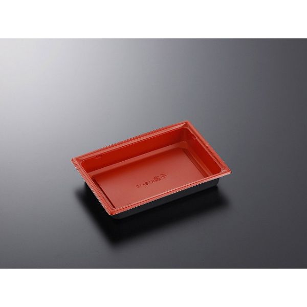 (900枚) 弁当容器 CT 千歳K18-12 赤-BK 身 中央化学 00446626の通販は