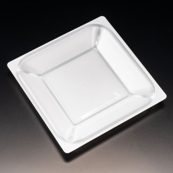 (1200枚) 惣菜容器 バイオ リファイン 13-16B 白 リスパック 00463705の通販は