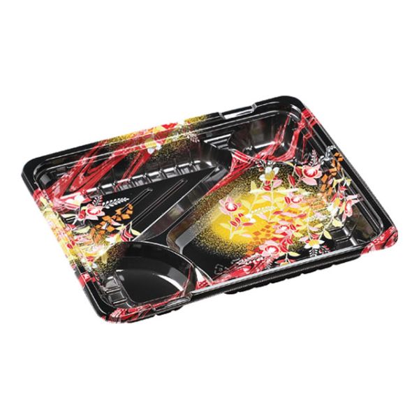 まとめ買い 弁当容器 エフピコ MSD箱弁24-20-1 本体 ゆうび赤 600枚(50枚×12)の通販はその他使い捨て食器