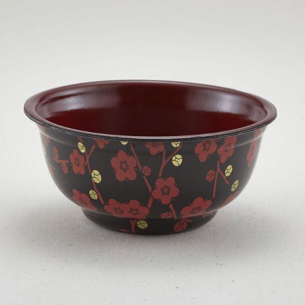 (600枚) どんぶり容器 D-3(本体)赤梅内赤 青葉紙業 00489834の通販は