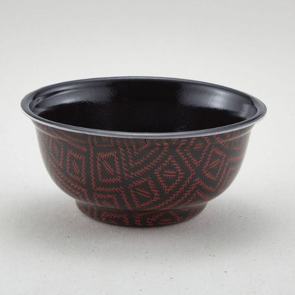 (600枚) どんぶり容器 D-3(本体)耐熱らんたい内黒 青葉紙業 00489836の通販は 33,726円