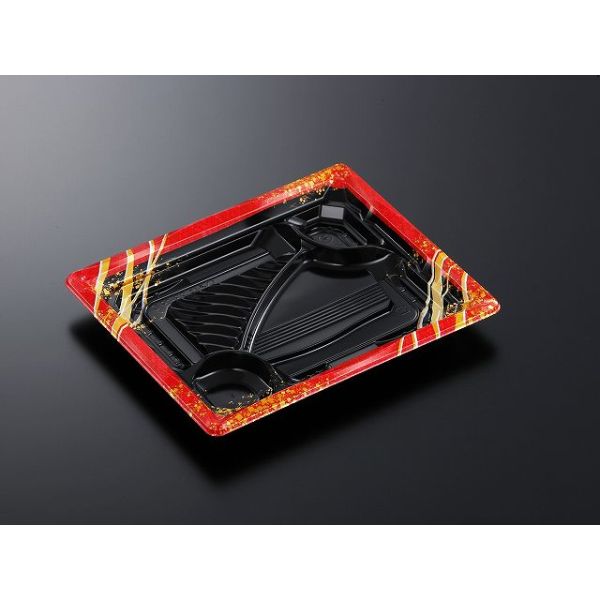 (600枚) 弁当容器 CT いろは 23-19C こまいR-BK 中央化学 00512803の通販は