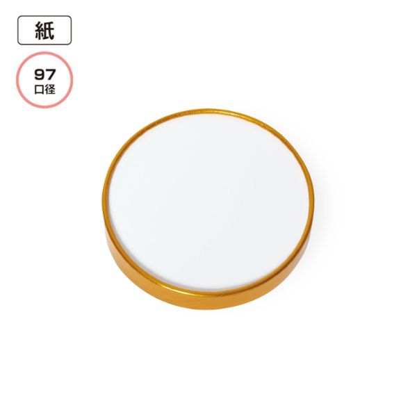 (400枚) 紙蓋 SI-500T-KF ムジゴールドリング 折返 00620625の通販は