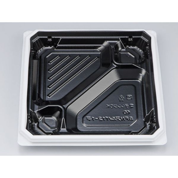 (400枚) 弁当容器 BFNアルバ12-1平 BW本体 シーピー化成 00630785の通販は 16,885円