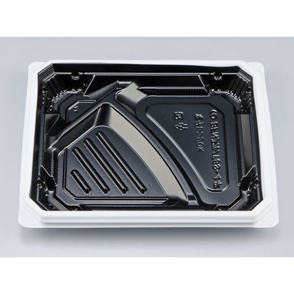 (600枚) 弁当容器 BFNアルバ8S-4平 BW本体 シーピー化成 00630825の通販は