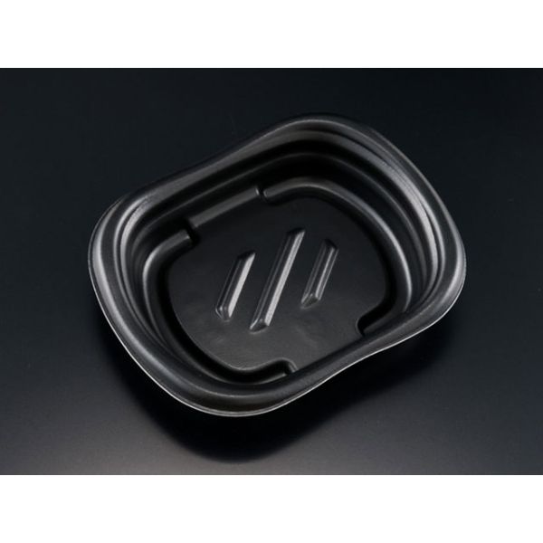 (1000枚) 惣菜容器 ホット ほんわか 16-13B 黒 リスパック 00650859の通販は