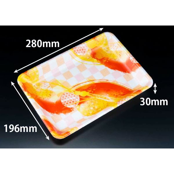 (900枚) 発泡トレー J-28-20F めい赤 リスパック 00653892の通販は