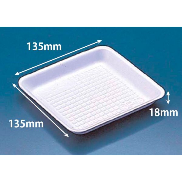 (2500枚) 発泡トレー GP7 白 リスパック 00660430の通販は