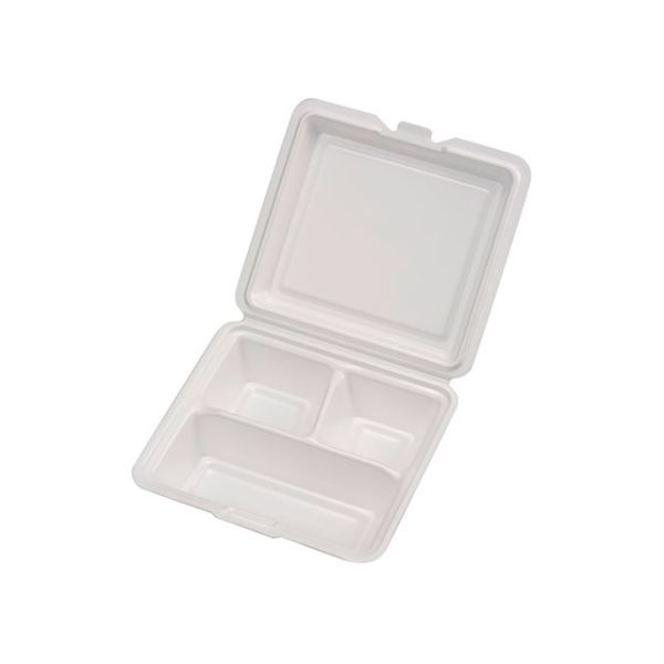 (400セット) 弁当容器 ランチボックス Kランチ-53-T ムジ ケーピープラテック 00661114の通販は 15,959円