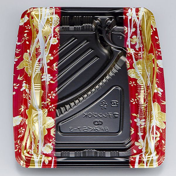 (800枚) 弁当容器 BFみくら7-3 春菜 赤 本体 シーピー化成 00684886の通販は 22,473円