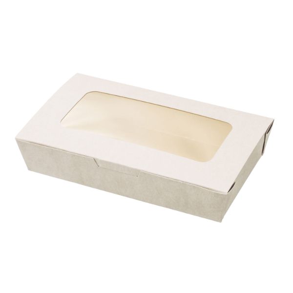 (400セット) 弁当容器 KMフードパック特大 窓有 ホワイト ケーピープラテック 00691636 26,983円