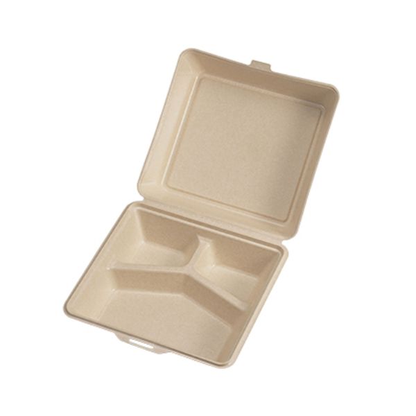 (100セット) 弁当容器 KM-58-T ナチュラル ケーピープラテック 00691647の通販は