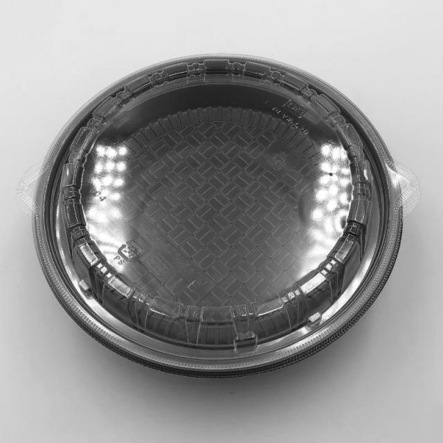 （セット販売）エフピコ 麺・丼容器 DLV麺20(58)本体 黒W 本体 蓋 中皿 セット 400枚（50枚×8）その他使い捨て食器