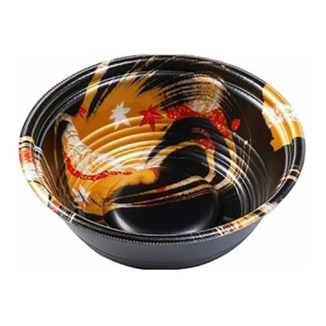 (750枚) 麺容器 MFPホット麺17(57)R 風金黒 エフピコ 00757810の通販は 20,549円