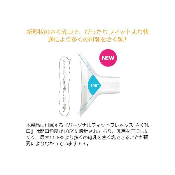 メデラ ソロ 電動さく乳器 パーソナルフィット フレックス さく乳口 S