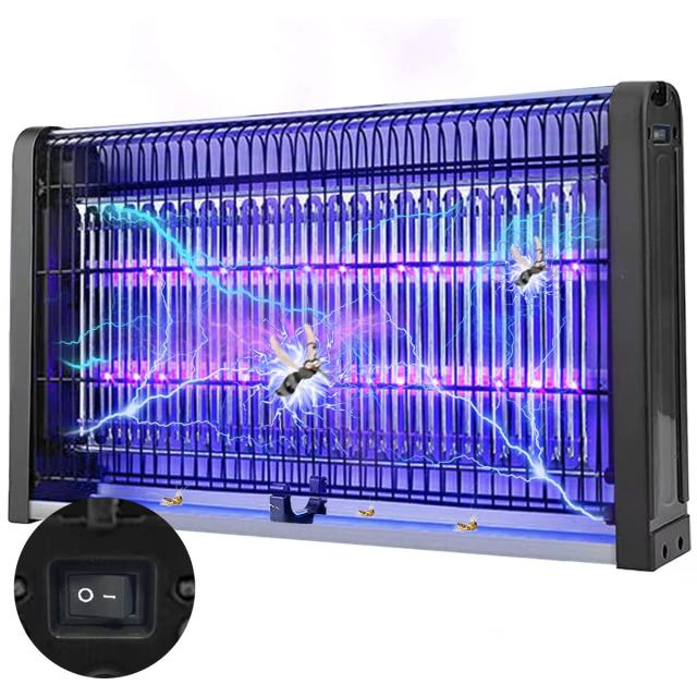 電撃殺虫器 虫取り 電気 捕虫機 8W LED光源吸引式 大型 軒下吊下型 高輝度なLEDランプ搭載 照明/蚊取り両方使用可能 置く/吊り下げる 薬剤不要 庭/台所/ベランダ/トイレ/犬小屋/食堂/民宿/病院寝室/居間/玄関/飲食店などに適用日本語説明書付きの通販は 6,398円