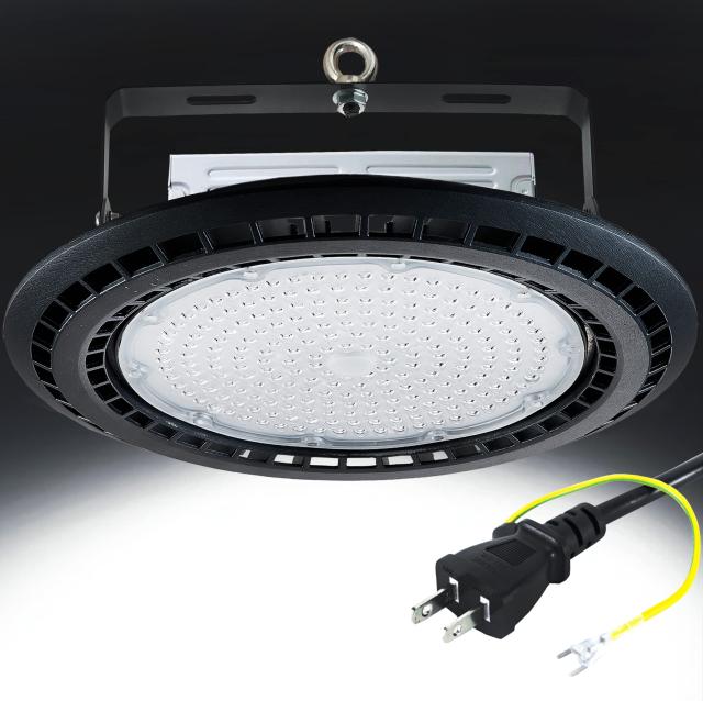 UFO型 LED高天井灯 LED投光器100W 高輝度 16000lm ハイベイライト IP66防水防塵 防寒 掲示板 体育館 展覧会 駐車場 運動場 工場 倉庫 高天井照明 屋内屋外兼用 ビーム角120度の通販は