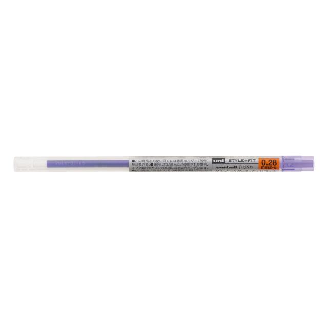 【メール便対応10本セット】三菱鉛筆 スタイルフィット ゲルインクボールペン リフィル バイオレット 0.28mm UMR10928.12