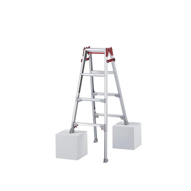 長谷川工業 脚部伸縮式はしご兼用脚立(ワンタッチバー付) 4段 RYZ-12cの通販は