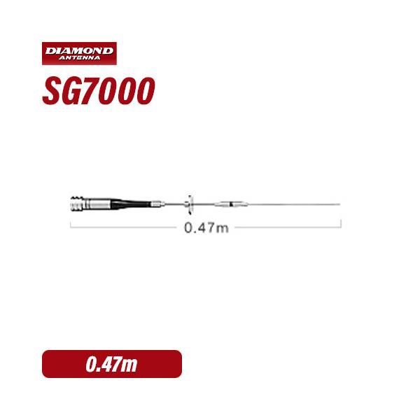 第一電波工業 ダイヤモンド SG7000 144 430MHz帯高利得2バンドモービル