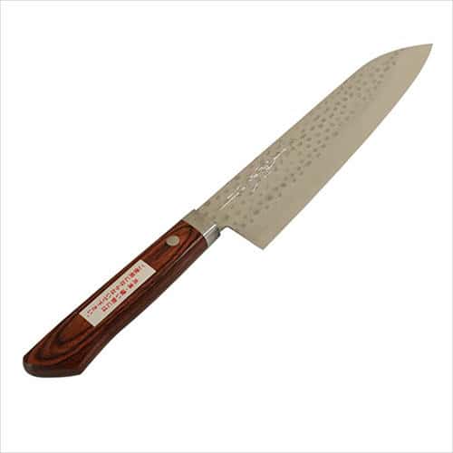 三木刃物製作所 三木誠光作 V金1号 三徳 170mm UF181 三木誠光作槌目菜切包丁 三木誠光作 V金1号 三徳