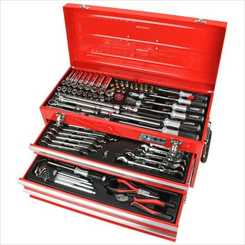 SK11 整備工具セット レッド SST-16133RE
