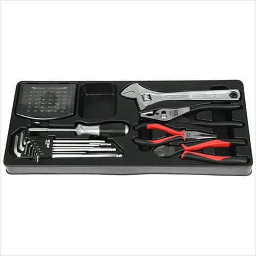 SK11 整備工具セット レッド SST-16133RE_2