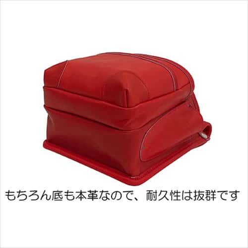 コヅチ 革製腰袋3段 レッド CHS-06R_3