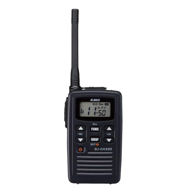 アルインコ DJ-CH202M ミドルアンテナ 特定小電力トランシーバー  (×3) + NP-22A(F.R.C製) イヤホンマイク (×3) セット 無線機_1