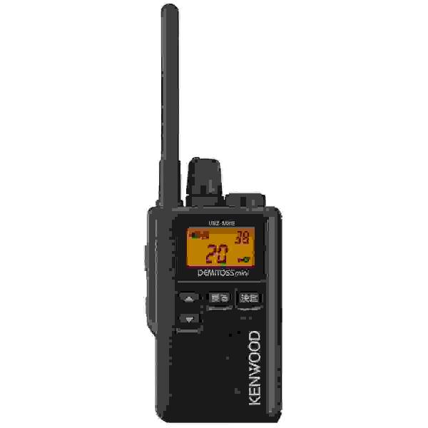 【送料600円】 JVCケンウッド トランシーバー DEMITOS ブラック UBZ-LP20B 無線機 中古美品 250331