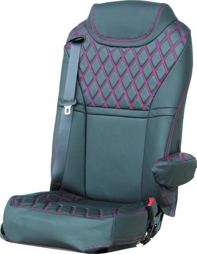 JET　INOUE/ジェットイノウエ　COMBI車種別シートカバー 17プロフィア 黒/赤糸　595346