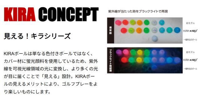 【3ダースセット】Kasco(キャスコ) KIRA★MAX ゴルフボール 2ピース 飛距離重視 日本製 Kasco(キャスコ)