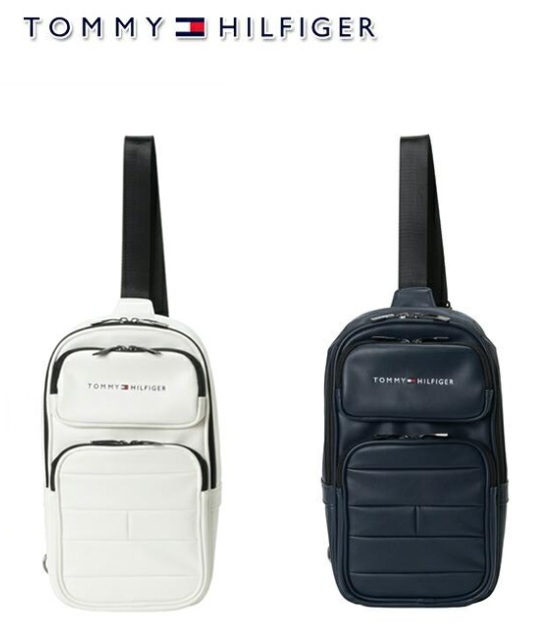 TOMMY HILFIGER GOLF(トミー ヒルフィガー ゴルフ) ユースフル ボディバッグ THMG6SB3 合成皮革 PU ポリエステル