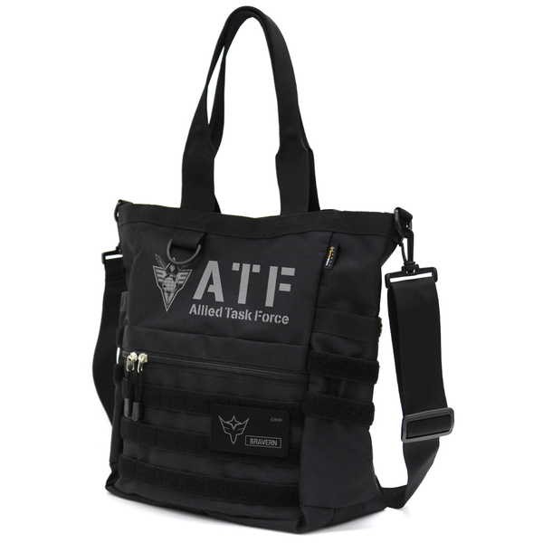 勇気爆発バーンブレイバーン ファンクショナルトートバッグ 多国籍任務部隊（ATF） BLACK