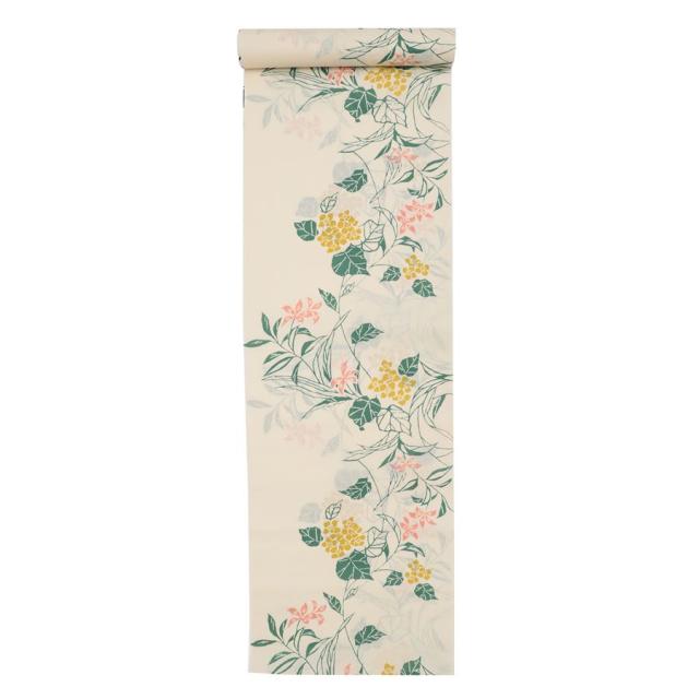 No.3872　浴衣　綿　変わり生地　着物　反物　新品未使用 日本製綿女物浴衣反物