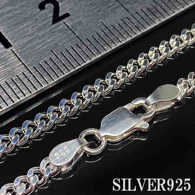 シルバー喜平ネックレス 最高品質 本物 SILVER925 シルバー925 純銀 ...