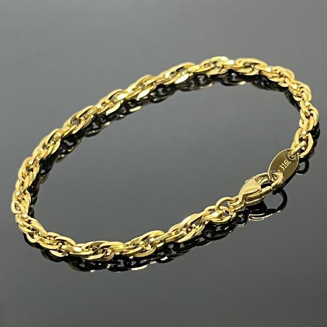 ステンレス ゴールドブレスレット ブレスレット レディース メンズ