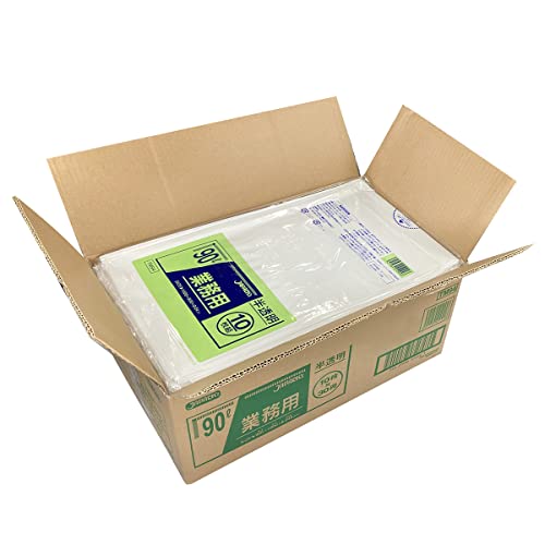 お買得ジャパックス 業務用ポリ袋 90L 透明 0.040mm 300枚 10枚×30冊入 TM93 ポリ袋 ジャパックス 規格ポリ袋90L 0.04mm厚 900×1000mm 青透明 1