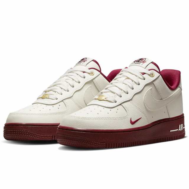 ナイキ エア フォース 1 07 SE 40周年 NIKE W AIR FORCE 1 07 SE 40th セイル/メタリックゴールド/ブラック/チームレッド DQ7582-100