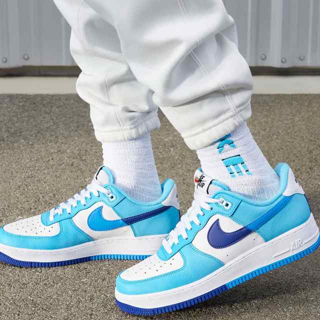 ナイキ エア フォース 1 07 LV8 NIKE AIR FORCE 1 07 LV8 ホワイト/ディープロイヤルブルー/バルチックブルー DZ2522-100