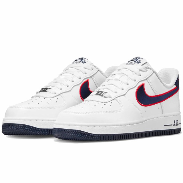 ナイキ エア フォース 1 07 NIKE W AIR FORCE 1 07 ホワイト/ユニバーシティレッド/ウルフグレー/オブシディアン FJ0710-100